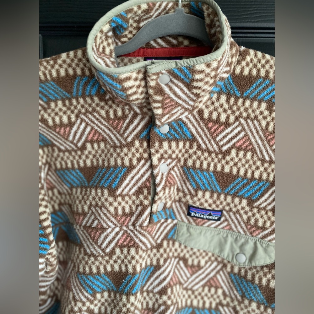Patagonia Mens Synchilla Snap-T Fleece Pullover Cliffside Brown-Size XXS - Picture 5 of 8